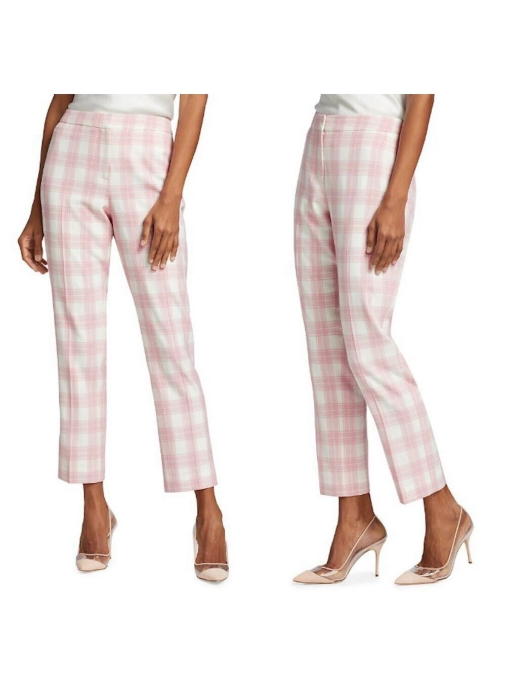Elie Tahari plaid ankle pants